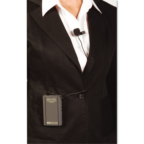 Image of AmpliVox® SW450-MH Presidential Plus Wireless Lectern, 50 W, 25.5 X 20.5 X 46.5, Mahogany