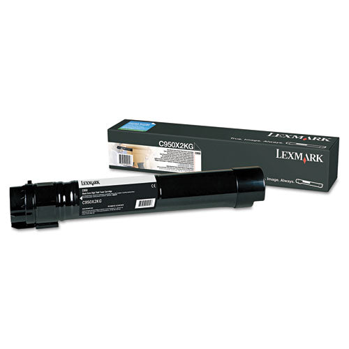 Image of Lexmark C950X2KG C950x2kg Extra High-Yield Toner, 32,000 Page-Yield, Black