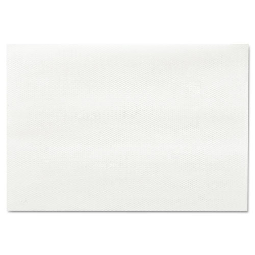 Image of Chix® 0930 Masslinn Shop Towels, 1-Ply, 12 x 17, Unscented, White, 100/Pack, 12 Packs/Carton