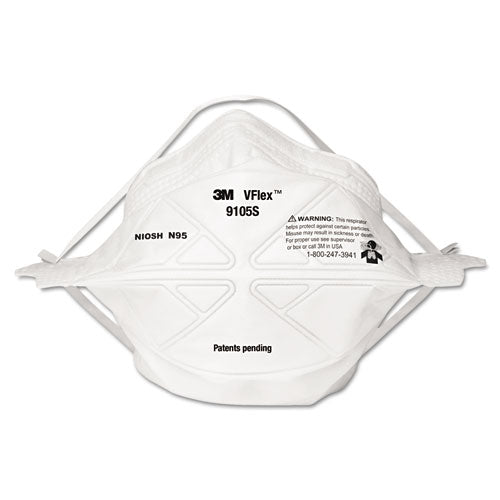Image of 3M 9105S Vflex Particulate Respirator N95, Small, 50/box