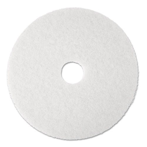 Image of 3M 4100-20 Low-Speed Super Polishing Floor Pads 4100, 20" Diameter, White, 5/carton