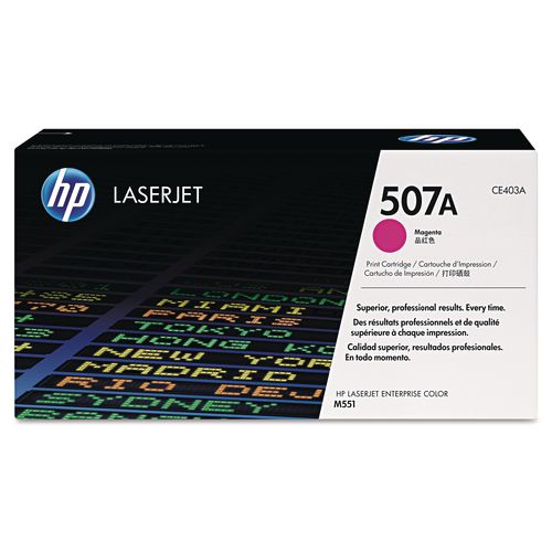 Image of HP CE403A HP 507a, (ce403a) Magenta Original Laserjet Toner Cartridge
