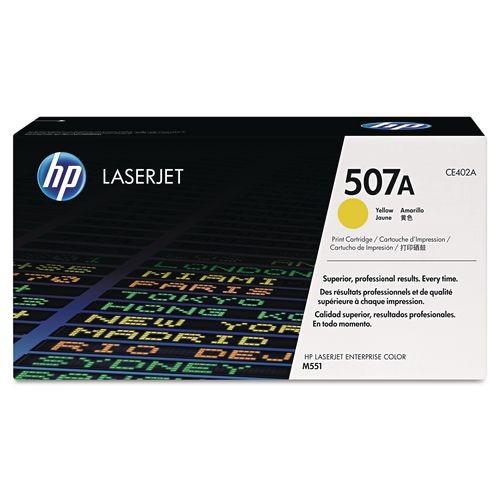 Image of HP CE402A HP 507a, (ce402a) Yellow Original Laserjet Toner Cartridge
