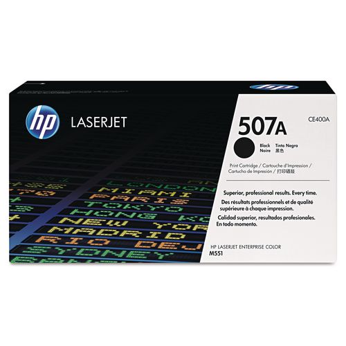 Image of HP CE400A HP 507a, (ce400a) Black Original Laserjet Toner Cartridge