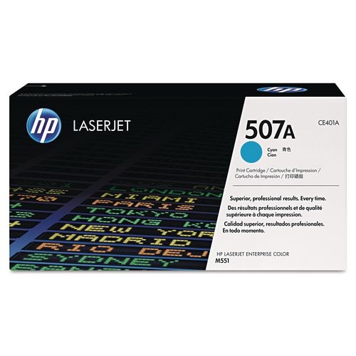 Image of HP CE401A HP 507a, (ce401a) Cyan Original Laserjet Toner Cartridge