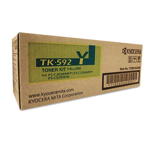 Image of Kyocera TK592Y Tk592y Toner, 7,000 Page-Yield, Yellow