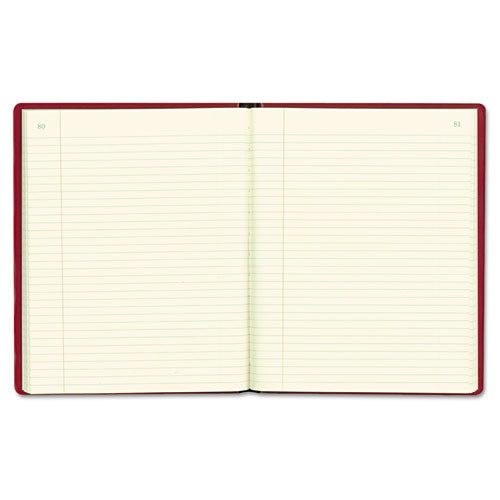 Image of Rediform® 57231 National Brand Red Vinyl Series Journal, 1-Subject, Medium/College Rule, Red Cover, (300) 10 x 7.75 Sheets