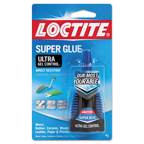 Image of Loctite® 1363589 Ultra Gel Control Super Glue, 0.14 Oz, Dries Clear