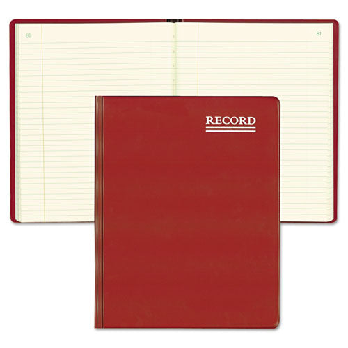 Image of Rediform® 57231 National Brand Red Vinyl Series Journal, 1-Subject, Medium/College Rule, Red Cover, (300) 10 x 7.75 Sheets
