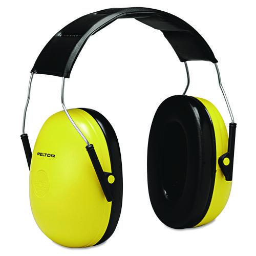 Image of 3M H9A Optime 98 H9a Earmuffs, 25 Db Nrr, Yellow/black