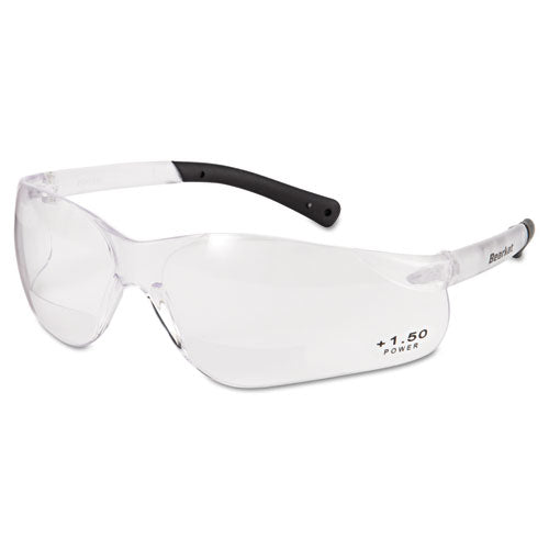 Image of MCR Safety BKH15 BearKat Safety Glasses, 1.5+ Diopter, Frameless, Clear Single Lens