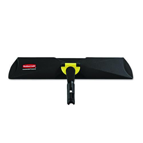 Image of Rubbermaid® Commercial HYGEN FGQ55900BK00 HYGEN Quick Connect Single-Sided Frame, 18 x 3.38, Plastic, Black