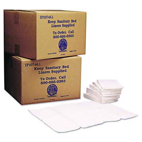 Image of Koala Kare® KB150-99 Baby Changing Station Sanitary Bed Liners, 13 X 19, White, 500/carton