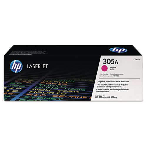 Image of HP CE413A HP 305a, (ce413a) Magenta Original Laserjet Toner Cartridge