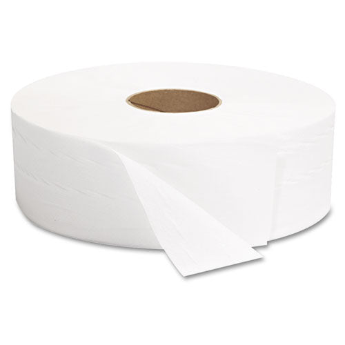 Image of GEN G1513 JRT Jumbo Bath Tissue, Septic Safe, 2-Ply, 3.3" x 1,375 ft, White, 6 Rolls/Carton