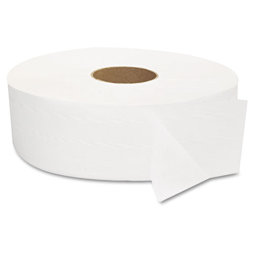 Image of GEN G1513 JRT Jumbo Bath Tissue, Septic Safe, 2-Ply, 3.3" x 1,375 ft, White, 6 Rolls/Carton