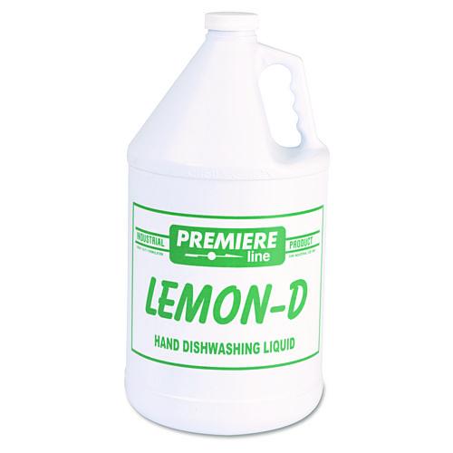 Image of KESS KES LEMON-D Lemon-D Dishwashing Liquid, Lemon, 1 gal Bottle, 4/Carton
