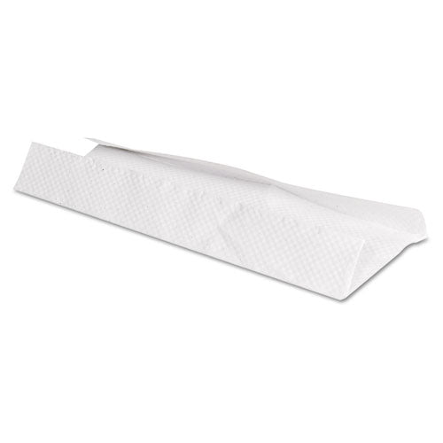 Image of General Supply 8115 C-Fold Towels, 1-Ply, 11 x 10.13, White, 198/Pack, 12 Packs/Carton