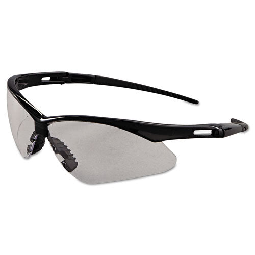 Image of KleenGuard 25679 Nemesis Safety Glasses, Black Half Frame, Clear Dual Anti-Fog Lens