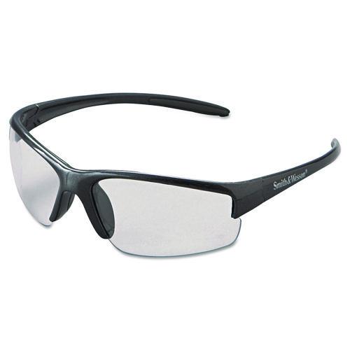 Image of KleenGuard 21296 Equalizer Safety Glasses, Gunmetal Half Frame, Clear Dual Lens