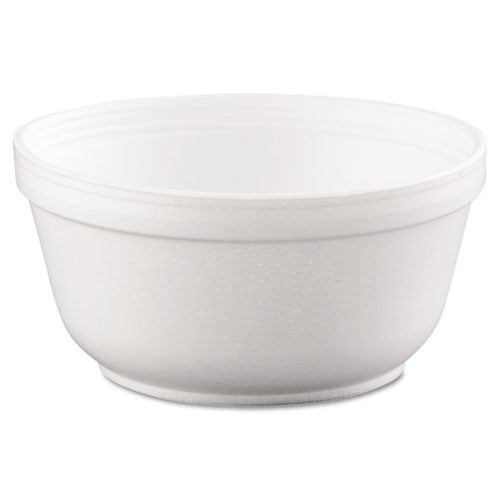 Image of Dart® 12B32 Insulated Foam Bowls, 12 Oz, White, 50/pack, 20 Packs/carton