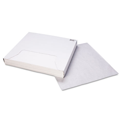 Image of Bagcraft P057015 Grease-Resistant Paper Wraps and Liners, 15 x 16, White, 1,000/Box,  3 Boxes/Carton