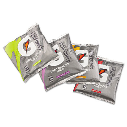Image of Gatorade® QUA03944 Original Powdered Drink Mix, Variety Pack, 21oz Packets, 32/carton