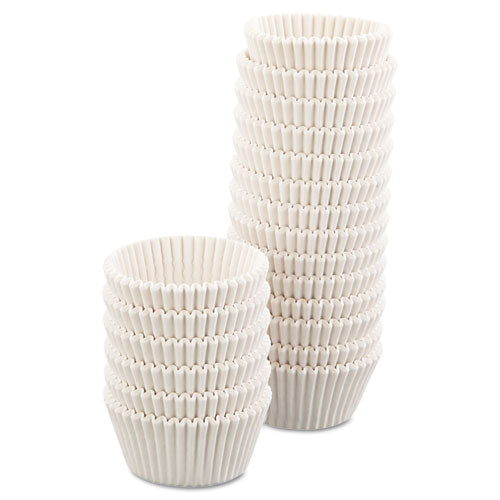 Image of Hoffmaster® 610032 Fluted Bake Cups, 4.5" Diameter x 1.25" h, White, Paper, 500/Pack, 20 Packs/Carton
