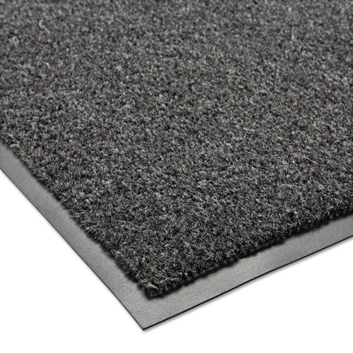 Image of Crown GS 0035CH Rely-On Olefin Indoor Wiper Mat, Rectangular, Charcoal Gray Cut Pile Surface, 36" x 60"
