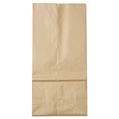 Image of Ross & Wallace Paper Products 100316500PK/BL Grocery Paper Bags, 16# Size, 40# Basis Weight, 7.75" x 4.75" x 16", Kraft, 500/Bundle