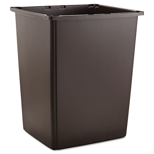 Image of Rubbermaid® Commercial FG256B00BRN Glutton Container, 56 gal, Plastic, Brown