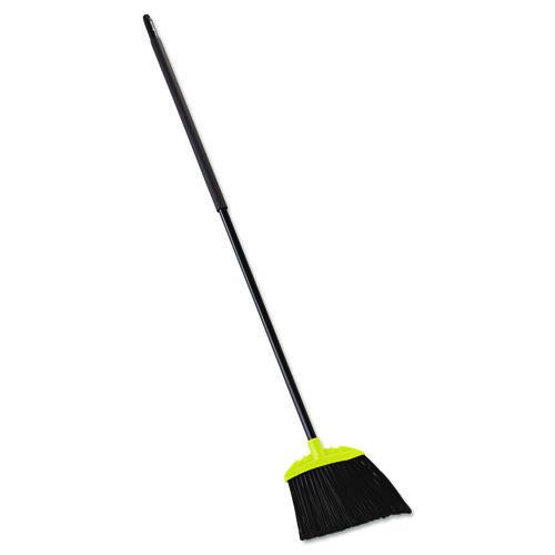 Image of Rubbermaid® Commercial FG638906BLA Jumbo Smooth Sweep Angled Broom, 46" Length, Black/Yellow