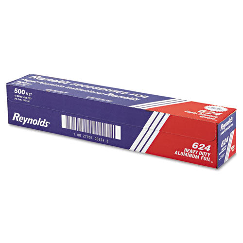Image of Reynolds Wrap® 000000000000000624 Heavy Duty Aluminum Foil Roll, 18" x 500 ft