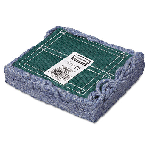 Image of Rubbermaid® Commercial FGD25206BL00 Super Stitch Blend Mop Head, Cotton/Synthetic, Medium, Blue, 6/Carton