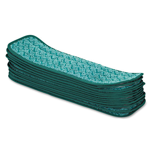 Image of Rubbermaid® Commercial FGQ41200GR00 Microfiber Dust Pad, 18.5 x 5.5, Green