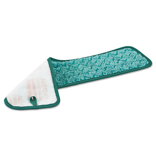 Image of Rubbermaid® Commercial FGQ41200GR00 Microfiber Dust Pad, 18.5 x 5.5, Green