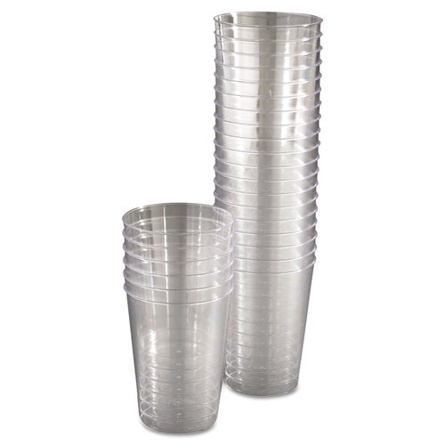 Image of WNA WNA T10 Comet Plastic Tumblers, 10 Oz, Clear, 25/pack, 20 Packs/carton
