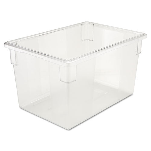Image of Rubbermaid® Commercial FG330100CLR Food/Tote Boxes, 21.5 gal, 26 x 18 x 15, Clear, Plastic