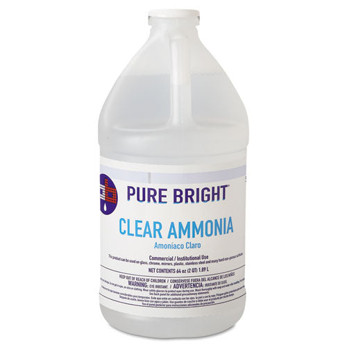 Image of Pure Bright® 19703575033 Clear Ammonia, 64 Oz Bottle, 8/carton