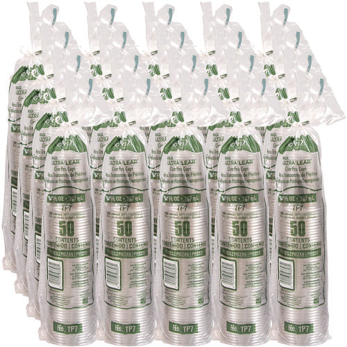 Image of Dart® TP7 Ultra Clear PETE Cold Cups, 7 oz, Plastic, Clear, 50/Pack