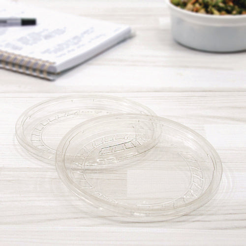 Image of Dart® NL8RT-7000 Conex Deli Container Lid, Clear, Plastic, 500/Carton