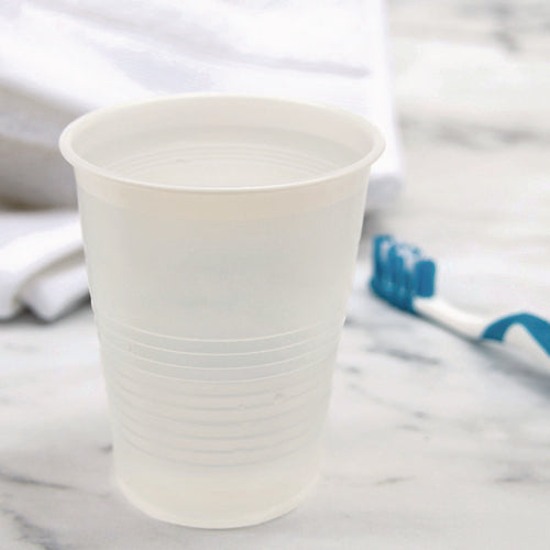 Image of Dart® Y12S High-Impact Polystyrene Squat Cold Cups, 12 oz, Plastic, Translucent, 50/Pack