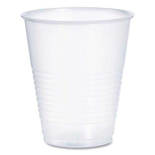 Image of Dart® Y12S High-Impact Polystyrene Squat Cold Cups, 12 oz, Plastic, Translucent, 50/Pack