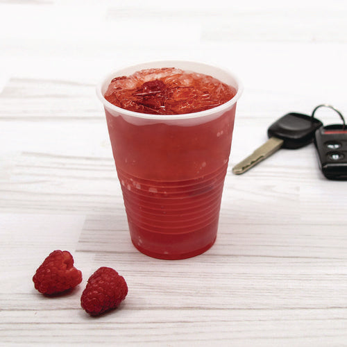 Image of Dart® Y12S High-Impact Polystyrene Squat Cold Cups, 12 oz, Plastic, Translucent, 50/Pack