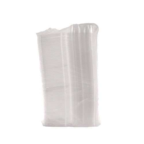 Image of Dart® CH24DEF ClearPac SafeSeal rPET Tamper-Resistant Container, ProPlanet Seal, Flat Lid, 24 oz, Clear, 100/Bag, 2 Bags/Carton