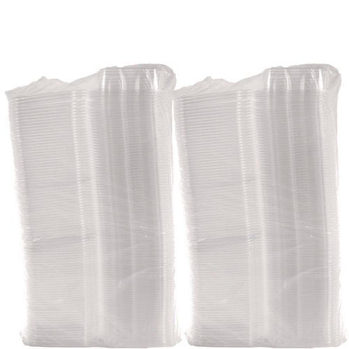 Image of Dart® CH24DEF ClearPac SafeSeal rPET Tamper-Resistant Container, ProPlanet Seal, Flat Lid, 24 oz, Clear, 100/Bag, 2 Bags/Carton
