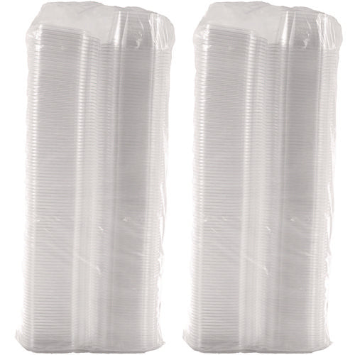 Image of Dart® CH16DED ClearPac SafeSeal Tamper-Resistant/Evident Containers, Domed Lid, 16 oz, Clear, Plastic, 100/Bag, 2 Bags/Carton