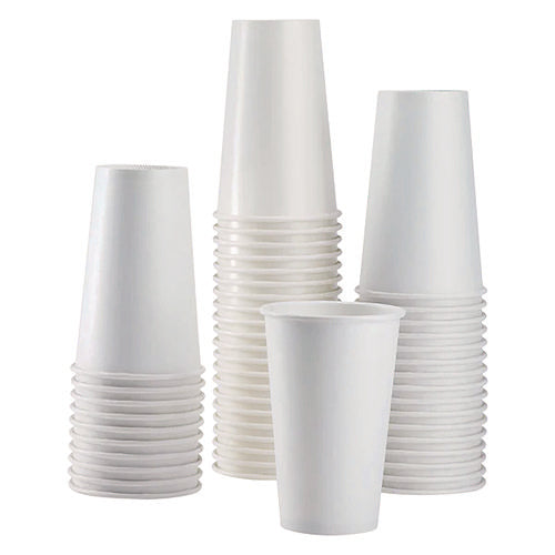 Image of Karat® C-KCP16W Double Poly Paper Cold Cups, 16 oz, White, 1,000/Carton