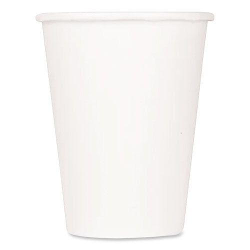Image of Karat® C-KCP9W Double Poly Paper Cold Cups, 9 oz, White, 1,000/Carton