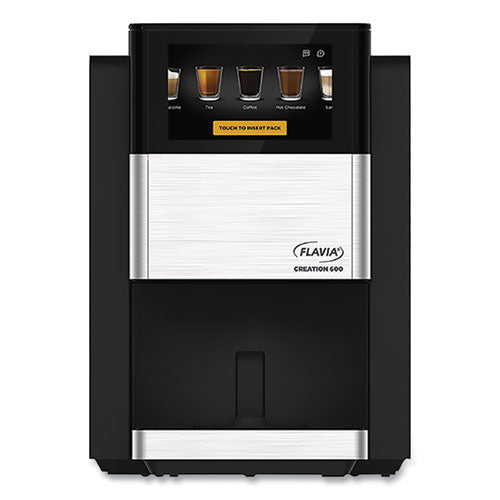 Image of FLAVIA® 18000565 Creation C600 Single-Serve Coffee Brewer Machine, Black